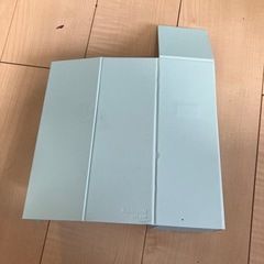 卓上収納　　紙製　水色の画像