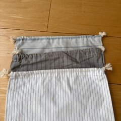 土井縫工所　巾着　3枚セットの画像