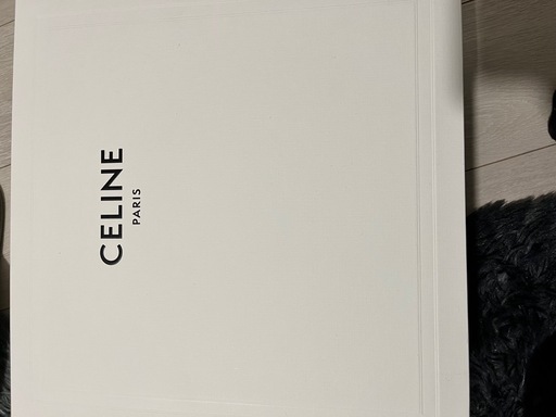 CELINE トリオンフ刺繍入り クラシック クルーネックセーター／ウール