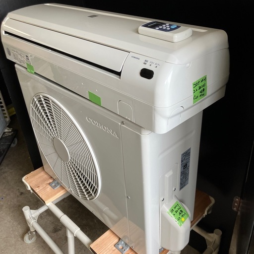 取付込、保証付、コロナ2023年2.2KW6畳冷房専用