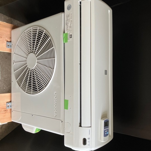 取付込、保証付、コロナ2023年2.2KW6畳冷房専用