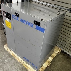 メイジ　防音　エアーコンプレッサー　2馬力　オーバーホール済　200v　　工具　機械の画像