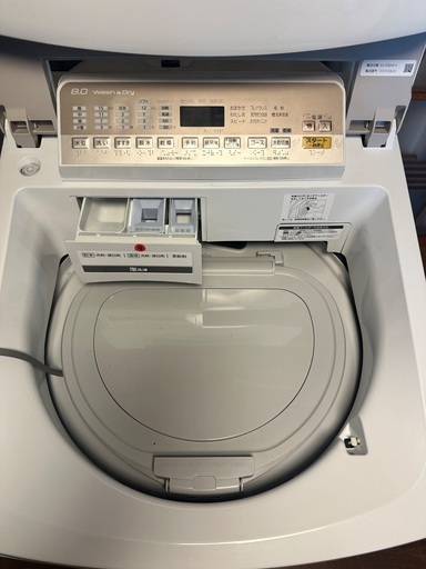 パナソニック 8kg洗濯機(NA-FD80H6) (状態良好)