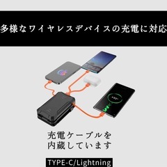 新品未使用✨ソーラーモバイルバッテリーの画像