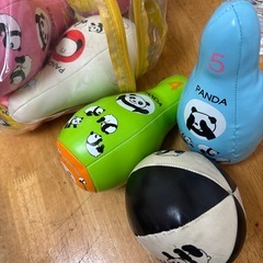 パンダのボーリングの画像