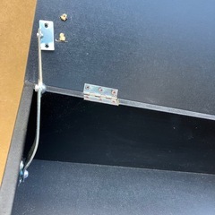 鍵盤柄 ピアノの下にぴったり楽譜キャビネットロータイプの画像