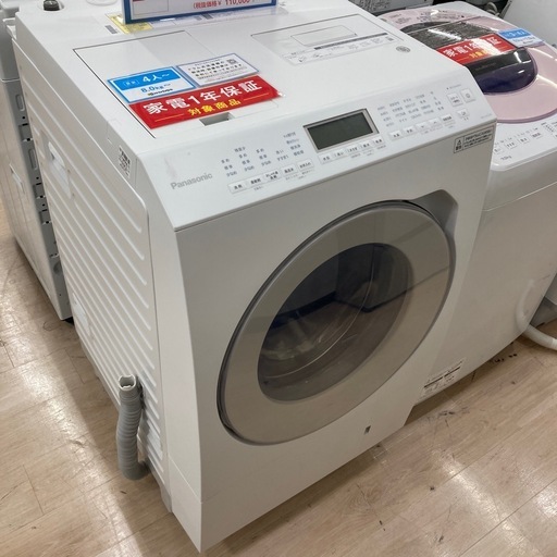 【家電一年保証付き】Panasonicのドラム式洗濯乾燥機のご紹介です！