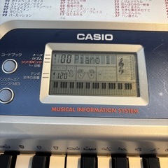 CASIO電子キーボードの画像