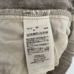 無印リネンパンツの画像
