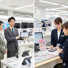 【引越し代支給】楽天モバイル店スタッフ募集！未経験20万〜/経験者30万可/外国籍・永住者OKの画像
