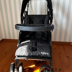 ネビオ　二人乗りベビーカー　折りたたみの画像