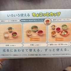 新品 コンビ 離乳食 かさなる食器収納じょーずP
の画像