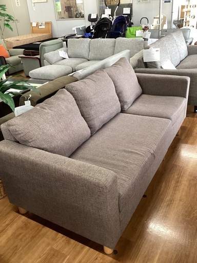 三人掛けソファ【町田市再生家具】　253591