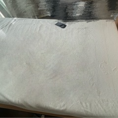 ベッドセット（ベッドフレーム・すのこ・マットレス・収納ボックス2個）の画像