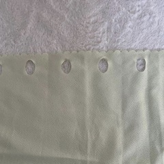 突っ張り棒ミラーレースカーテン グリーンの画像