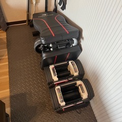 ベンチ台　可変ダンベル23kg2個セットの画像
