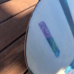 スノーボード板ビンディング付の画像