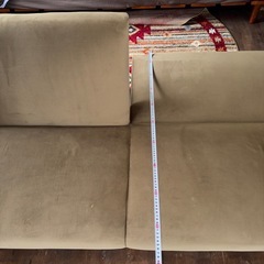 ソファベッド モスグリーン の画像