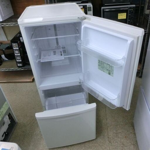 冷蔵庫 138L 2021年製 パナソニック NR-B14FW ホワイト 白 Panasonic 100Lクラス 百Lクラス 2ドア マットデザイン 札幌市 西野店