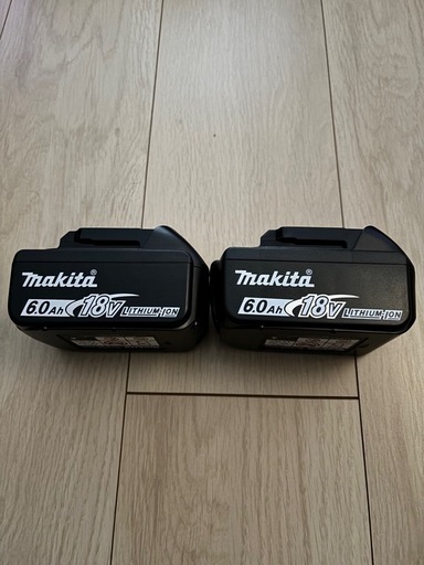 マキタ　18v バッテリー　6.0Ah 2個セット