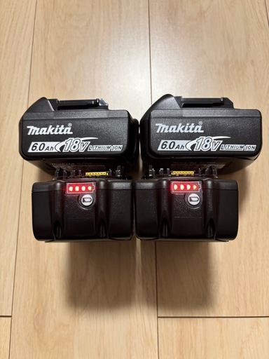 マキタ　18v バッテリー　6.0Ah 4個セット