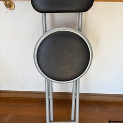 折りたたみ式背もたれ付きホームチェアーの画像