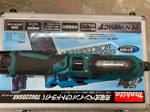 【工具】Makita 充電式ペンインパクトドライバー TD022D　中古　リサイクルショップ宮崎屋住吉店26.3.8