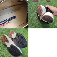 美品　希少サイズ　コンバース スニーカー 厚底 オールスター サージトレーナー メンズ 27cmの画像