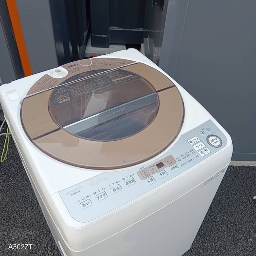 B258 送料設置無料　SHARP洗濯機　容量10㌔　