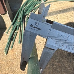 保温・防虫対策など、トンネル栽培トンネル支柱　径11Φ ｍｍ×長1800mm  の画像