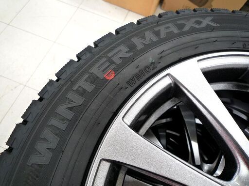 未使用 スタッドレスタイヤ付きホイール4本セット ウィンターマックス WM02 175/65R15 2025年製 MID 4穴 PCD100 15×5.5J ET43 ダンロップ DUNLOP 苫小牧西店