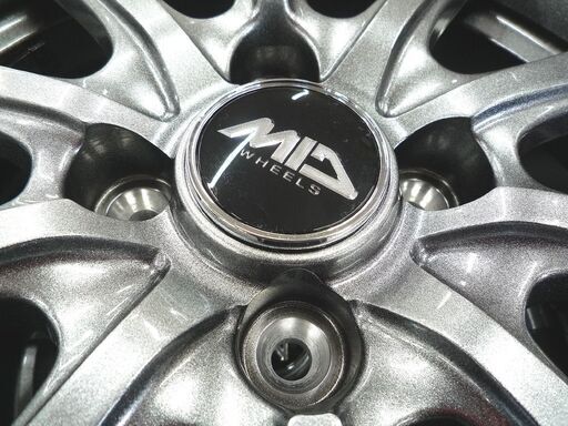 未使用 スタッドレスタイヤ付きホイール4本セット ウィンターマックス WM02 175/65R15 2025年製 MID 4穴 PCD100 15×5.5J ET43 ダンロップ DUNLOP 苫小牧西店