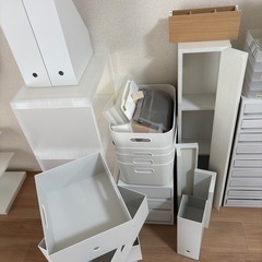 無印良品 収納 ワゴン ファイルボックス　の画像