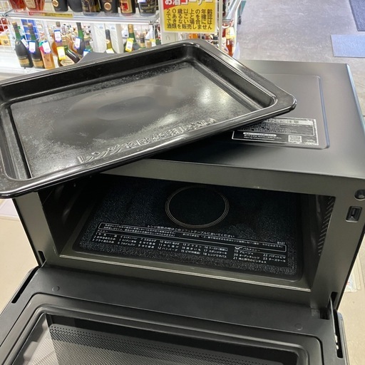 中古品　SHARP シャープ　縦開きオーブンレンジ　2023年製　公田店
