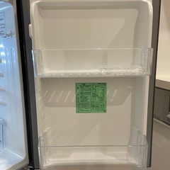 f●■Hisenseハイセンス・ノンフロン冷凍冷蔵庫154L【HR-D15EB】ブラック 2021年製の画像