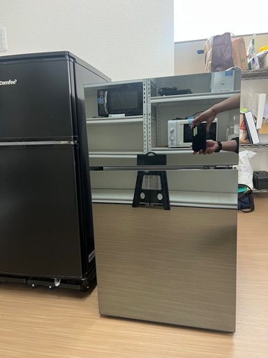 2021年製！アイリスオオヤマ　ノンフロン81L冷凍冷蔵庫　PRC-B082DM
