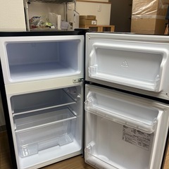 アイリスオオヤマ　ノンフロン81L冷凍冷蔵庫　PRC-B082DMの画像