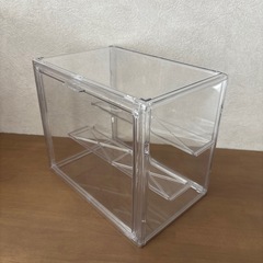 コレクションケース  クリアボックス 棚付きの画像