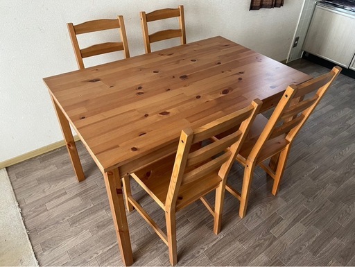 IKEA ダイニングテーブルセット【決まりました】