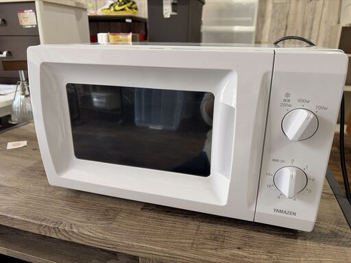 美品 YAMAZEN 山善 電子レンジ 17L 60Hz  MRT-S177(W)6 2023年製