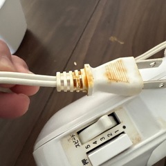 ホワイト ハンドミキサー ミキシングボウル付きの画像