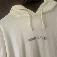 SURF SPRITS レディース トレーナー 半袖パーカー ホワイトの画像