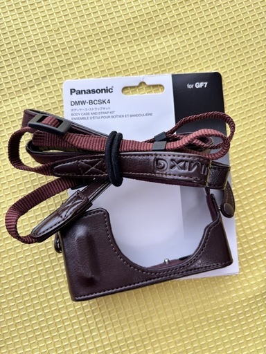 お話し中?Panasonic LUMIX GF7W ダブルレンズ 美品 自撮りミラーレス 純正ケース付 