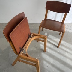 【決まりました】アンティークウッドチェア2脚セットの画像