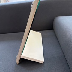 壁用　　鏡付き棚2つセットの画像