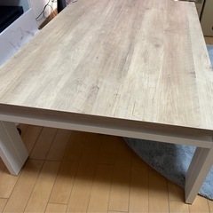 リビングこたつテーブルの画像