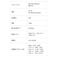 【未使用品】Airdog エアドッグ X3D 空気清浄機 の画像