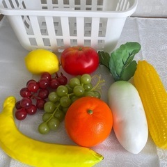 リアルおままごと プラスチック くだもの 野菜 おもちゃの画像