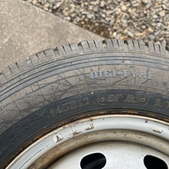 ダンロップ軽トラ用ホイール付きタイヤの画像