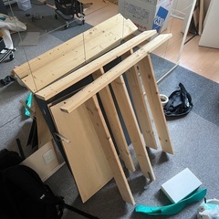 セルフリノベdiy 解体後の木材 廃材の画像